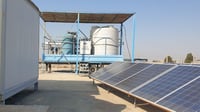 المثنى.. إنشاء محطة مياه تعمل بالطاقة الشمسية في قرية ا...