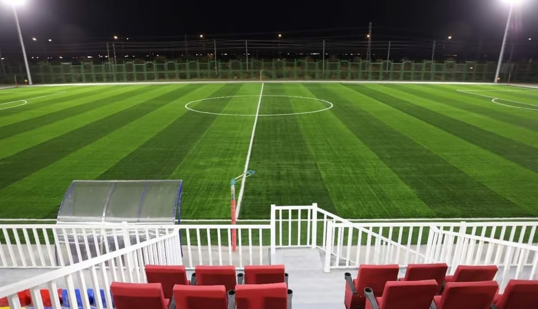 Maysan governor inaugurates new sports stadium in Al-Majar Al-Kabir district