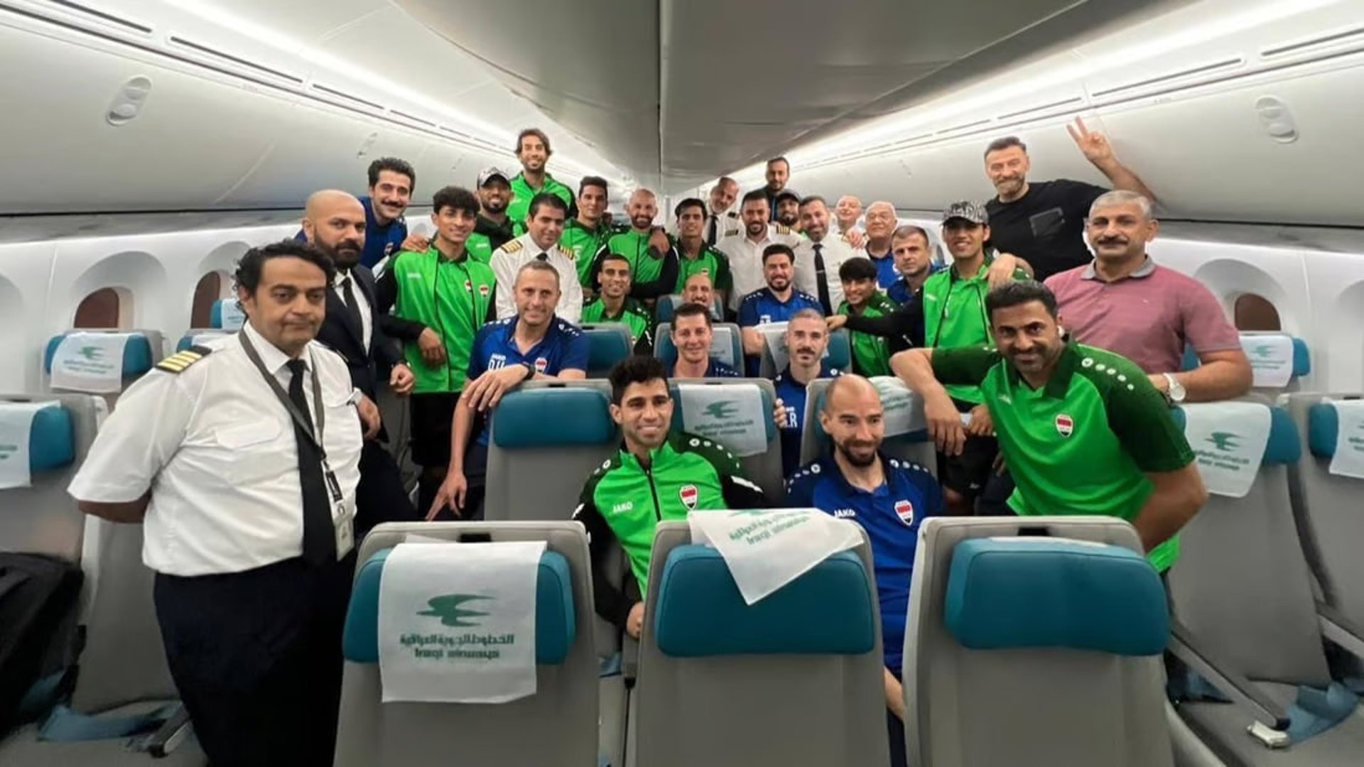 Iraqi mens national football team returns to Baghdad after victory against Vietnam