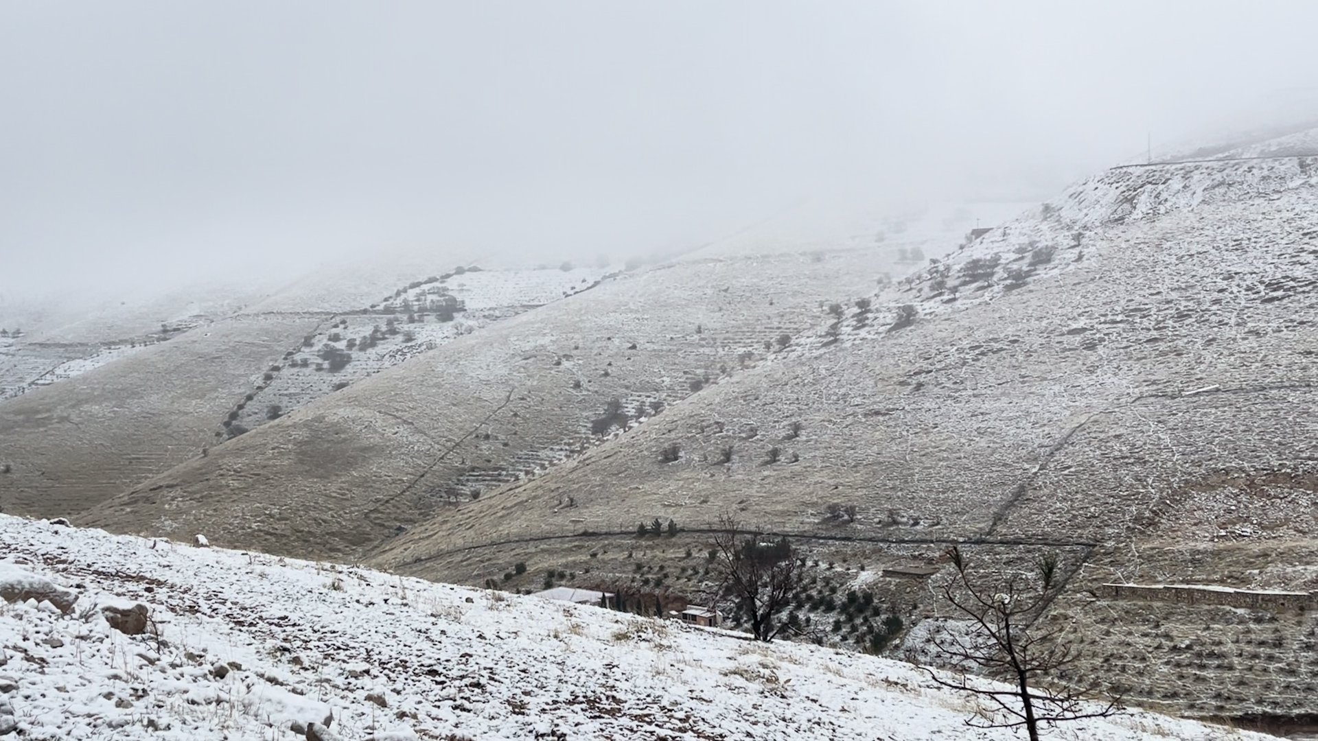 فيديو من جبال السليمانية الجميلة: الثلوج غطت أزمر وكويزة