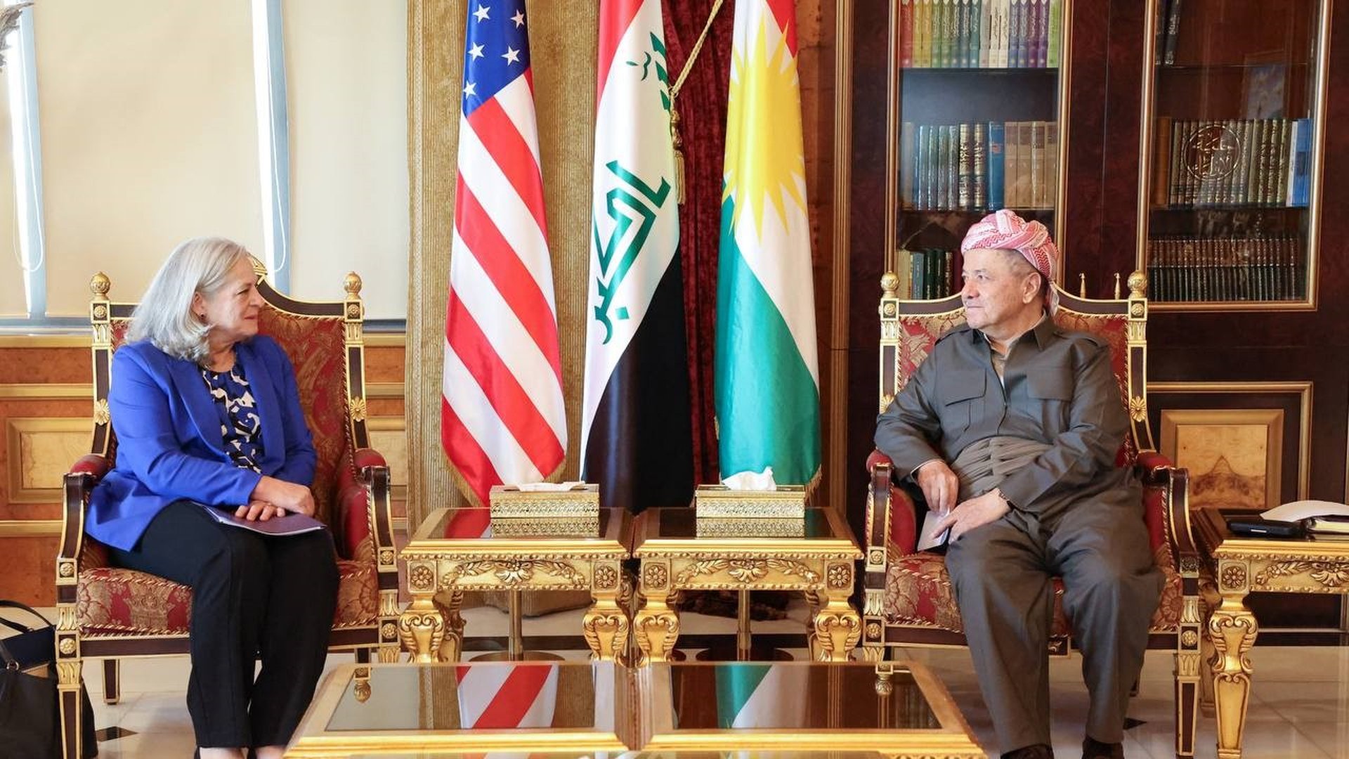 بارزاني لرومانوسكي: نحن مع انتخابات كردستان لكن هناك من يعرقلها بدعم خارجي