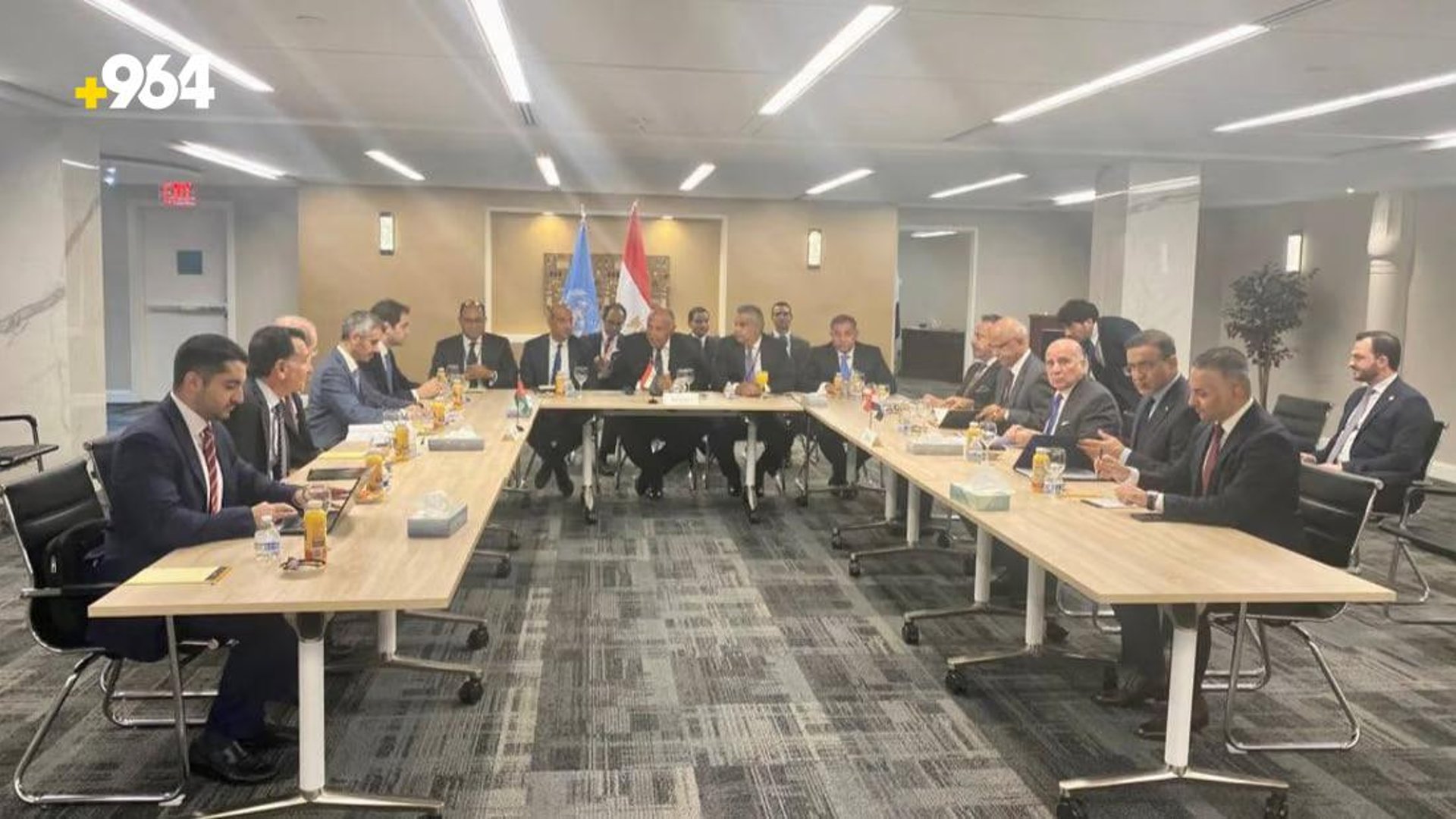Iraqi Egyptian and Jordanian foreign ministers discuss cooperation