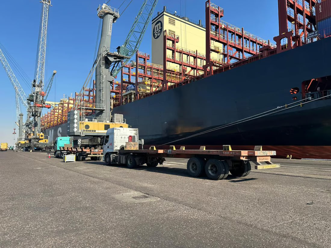 Iraq’s Umm Qasr port hosts record-breaking container ship