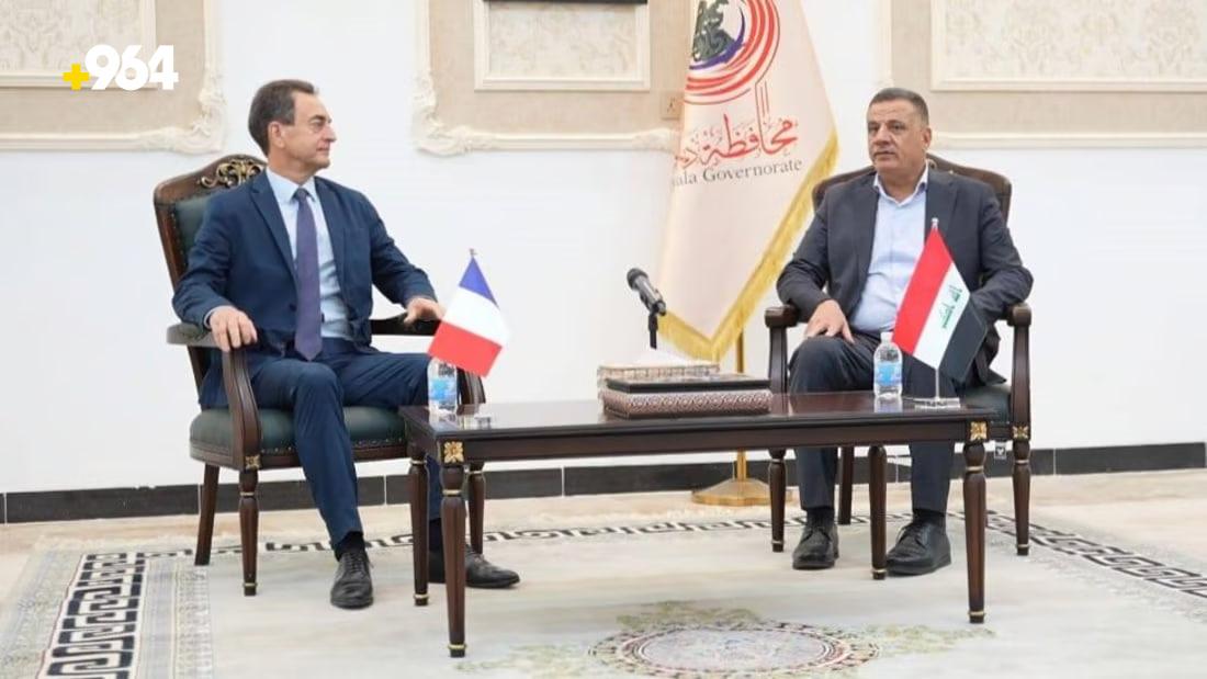 Diyala governor welcomes French ambassador to Baqubah