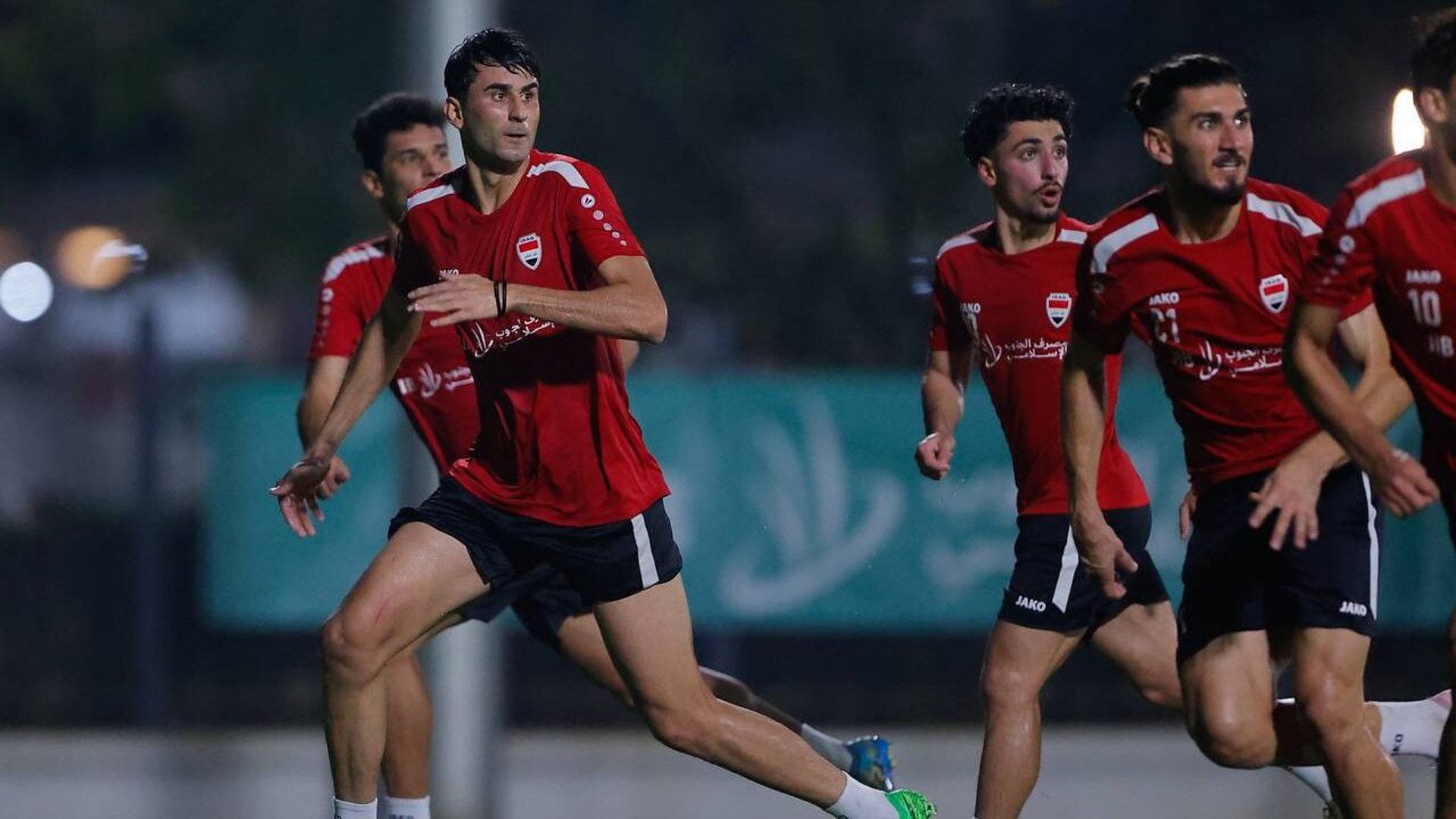 بحضور درجال ويونس محمود.. صور من تدريبات أسود الرافدين قبل مواجهة إندونيسيا