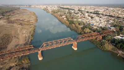 فيديو من جسر “أبو الطفيرات”.. يذكره أهالي سدة الهندية ولكن ما هذه التسمية!