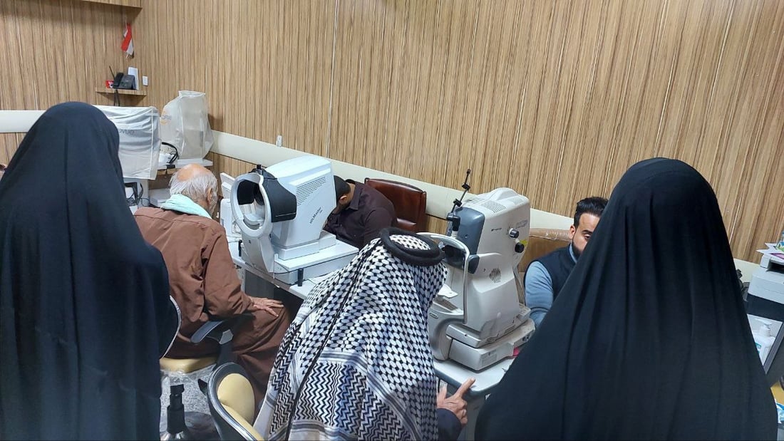 مركز تابع للعتبة الحسينية يطلق حملة مجانية لمعالجة مرضى العيون (صور)