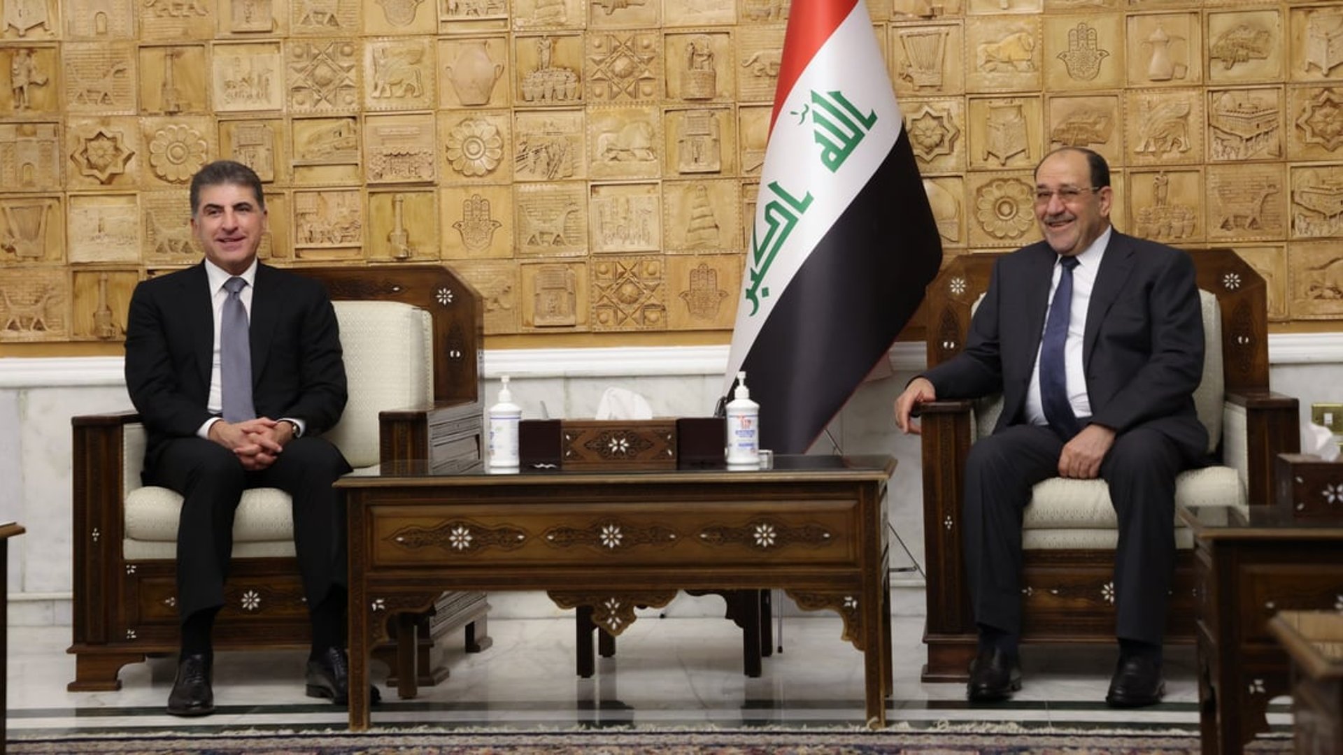 Barzani and Maliki discuss political and security development