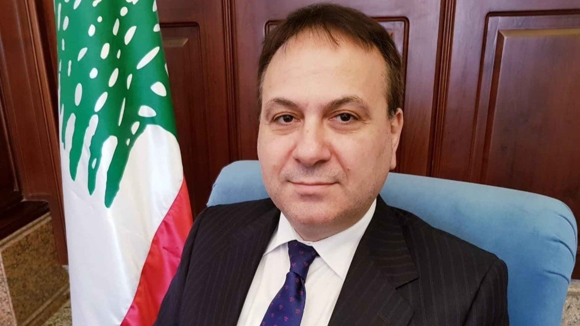 سفير بيروت في ضيافة القاضي زيدان لمتابعة قضايا اللبنانيين (صورة)