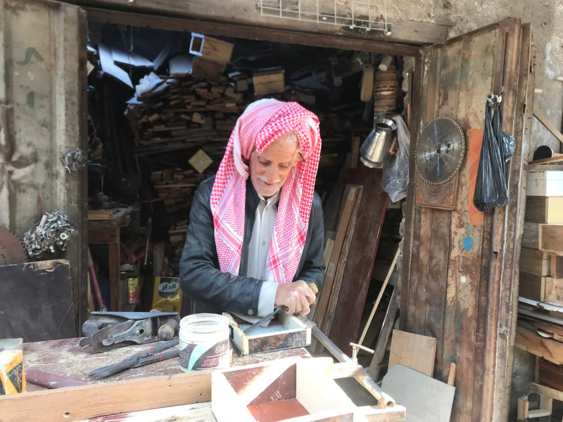 Traditional carpentry endures in Al-Zubair with wooden toys