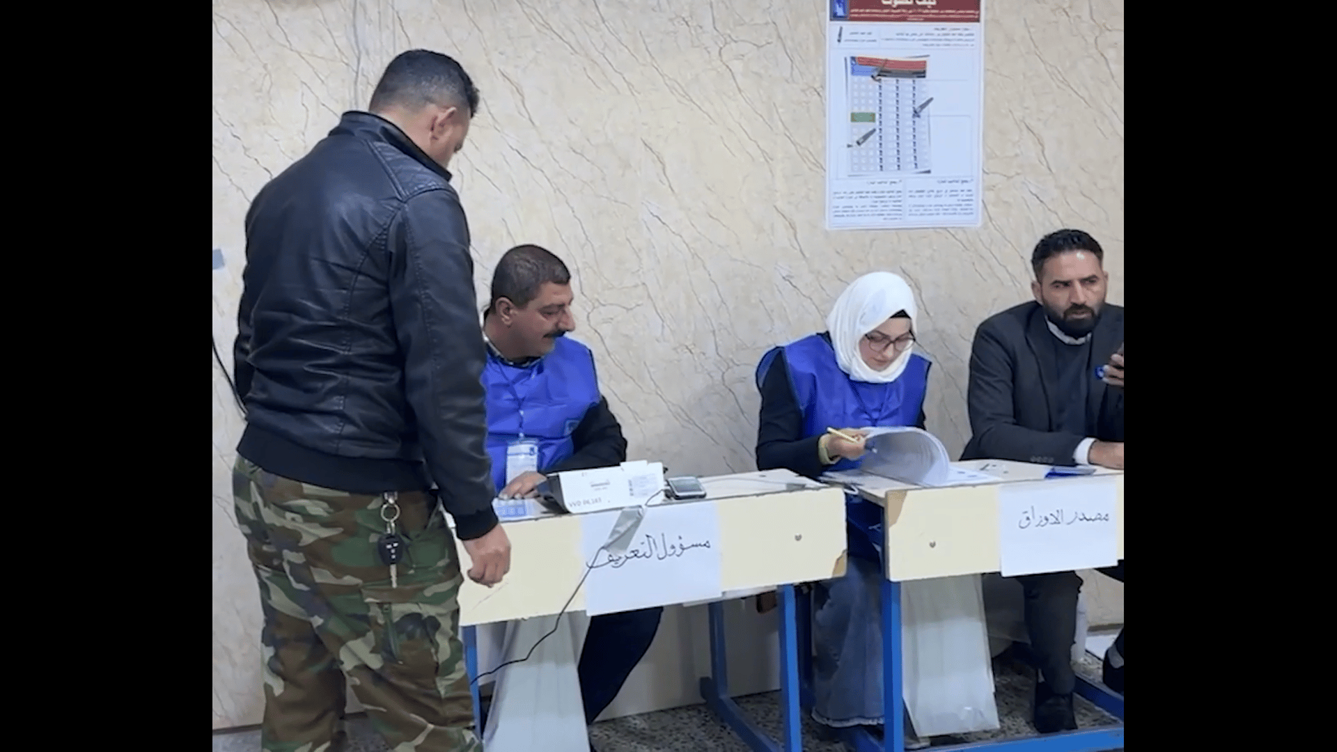 Smooth voting process in Nineveh province