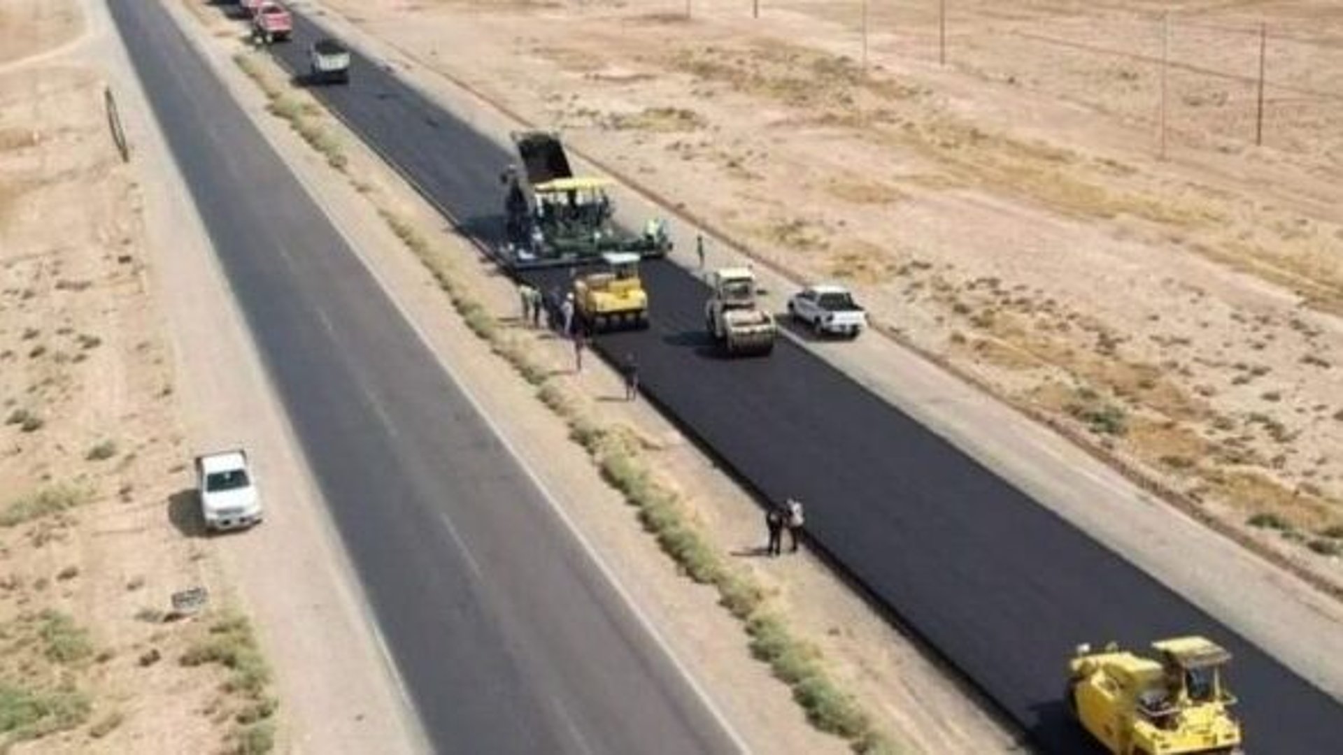 تبليط طريق بغداد - كركوك ينتهي قبل نهاية العام الحالي - وزارة الإعمار