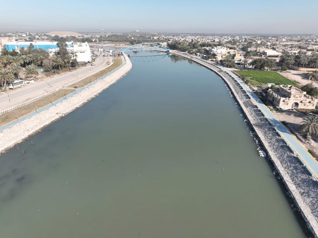 Water resources ministry completes phase one of Hilla riverbank project
