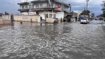 Floods cause severe damage in Daqouq