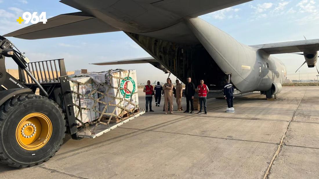 Iraq begins humanitarian aid transport to Gaza via Egypt