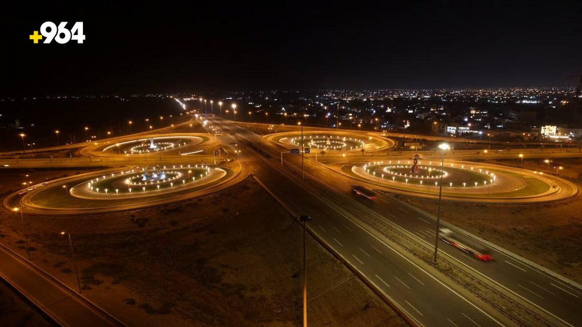 Installation of lighting on BaghdadAnbar highways first section completed