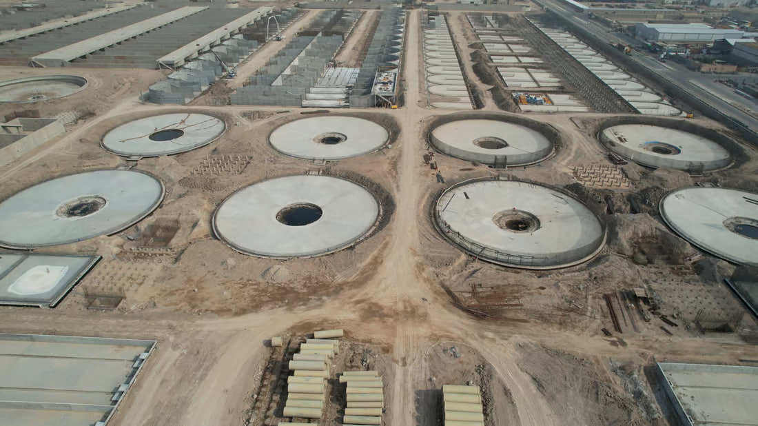 [PHOTOS] Progress at new Basra sewage treatment project