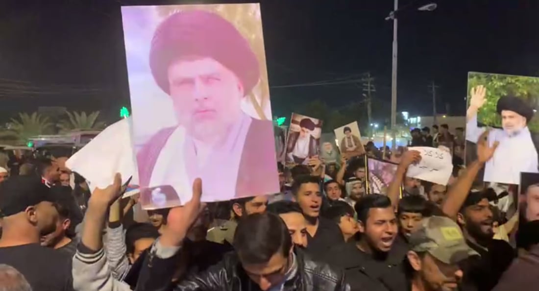 وزير الصدر يدعو شرطة العراق وجيشه إلى التظاهر مع الصدريين لنصرة فلسطين