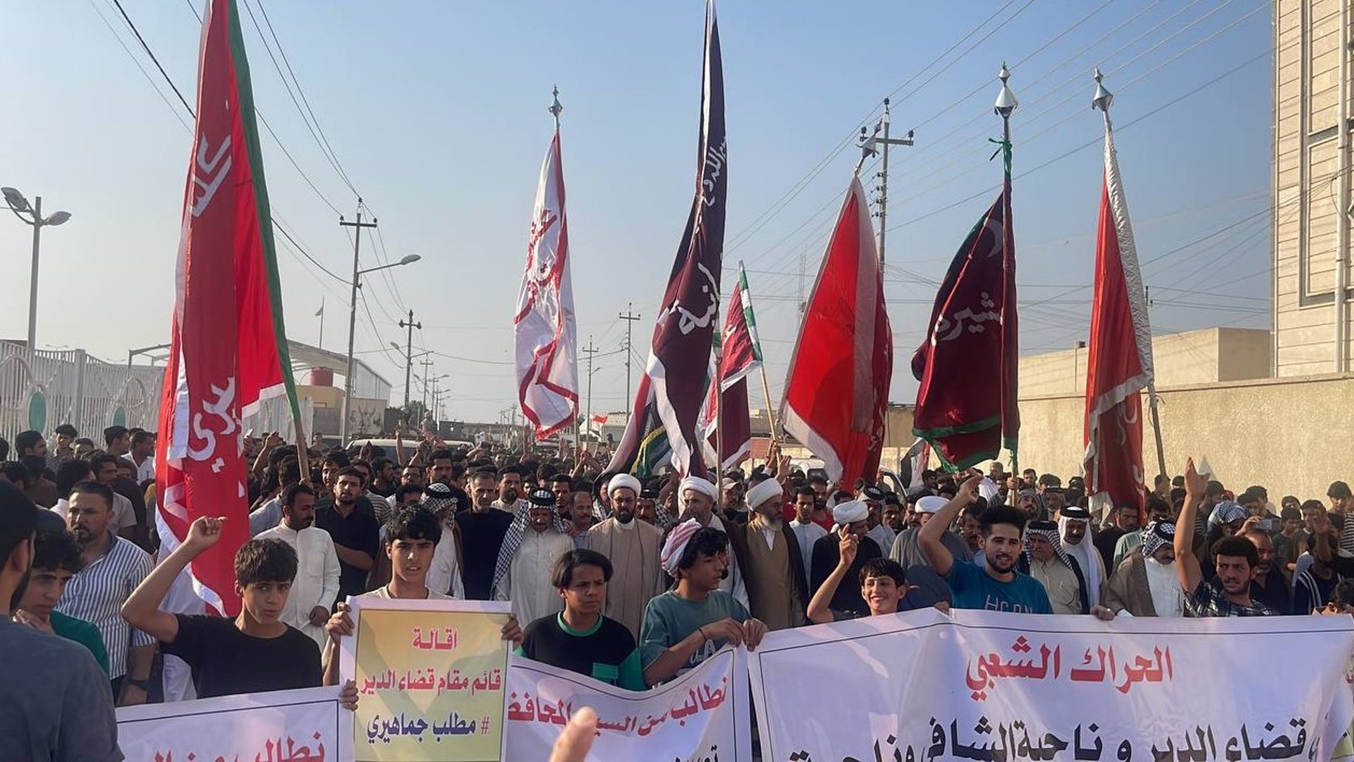 فيديو: احتجاجات "مناطق النفط" بالبصرة تتوسع إلى الدير.. تظاهرة حاشدة "وتهديد"
