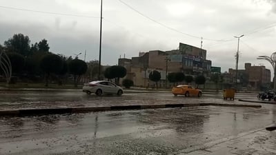 جولة صباحية في شوارع كربلاء.. الأمطار لم تمنع السكان من مزاولة أعمالهم اليومية
