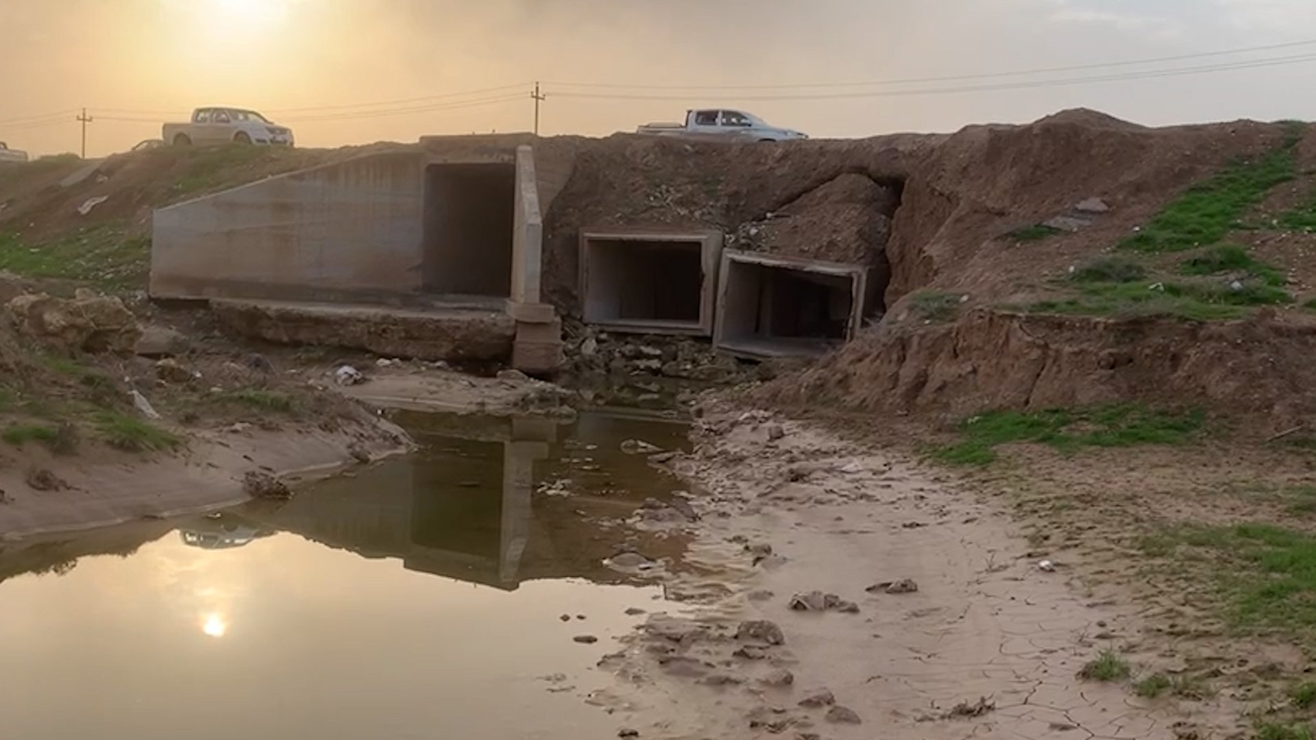 قنطرة قرب حدود العراق وسوريا تهددها السيول.. ربيعة تخشى 