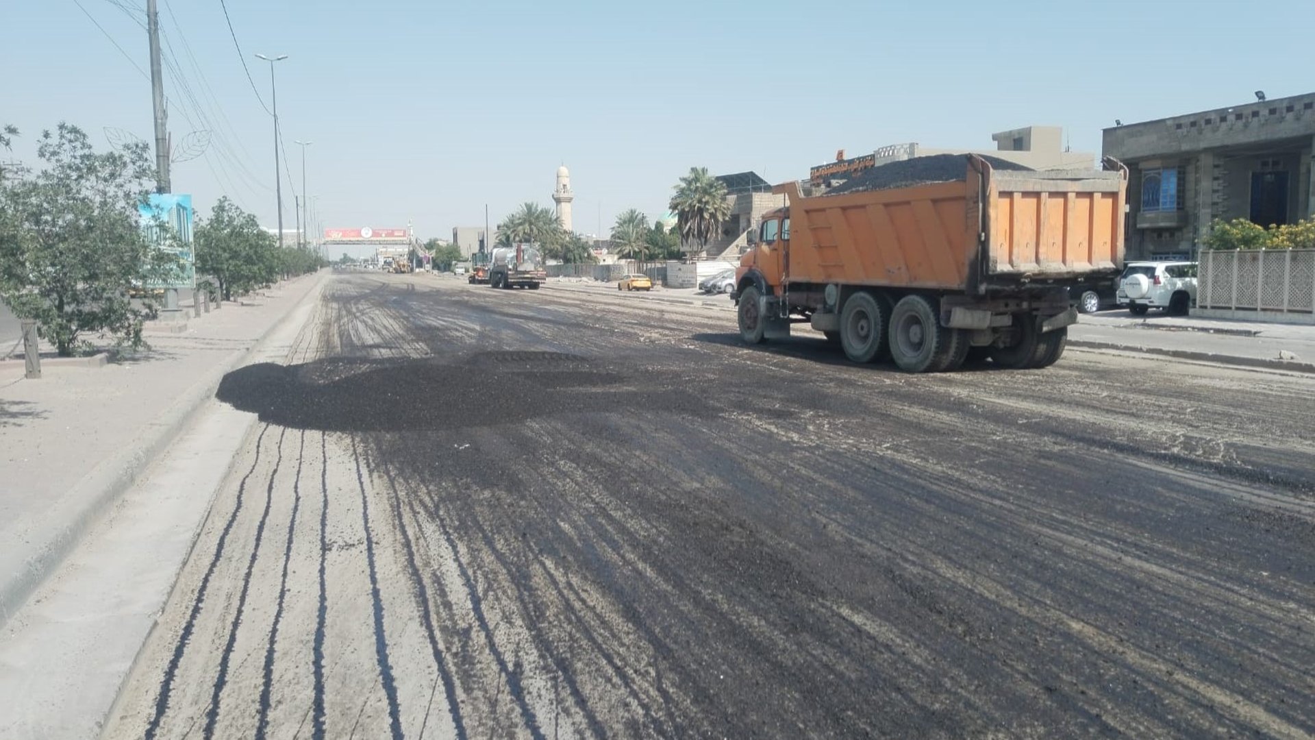 وجدوا الحل أخيراً للزحام في تقاطع درويش غرب بغداد (صور)