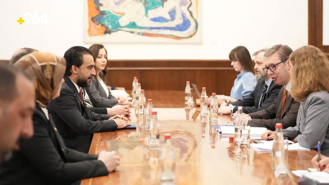 Al-Halbousi discusses repatriation of smuggled antiquities with Serbia’s president