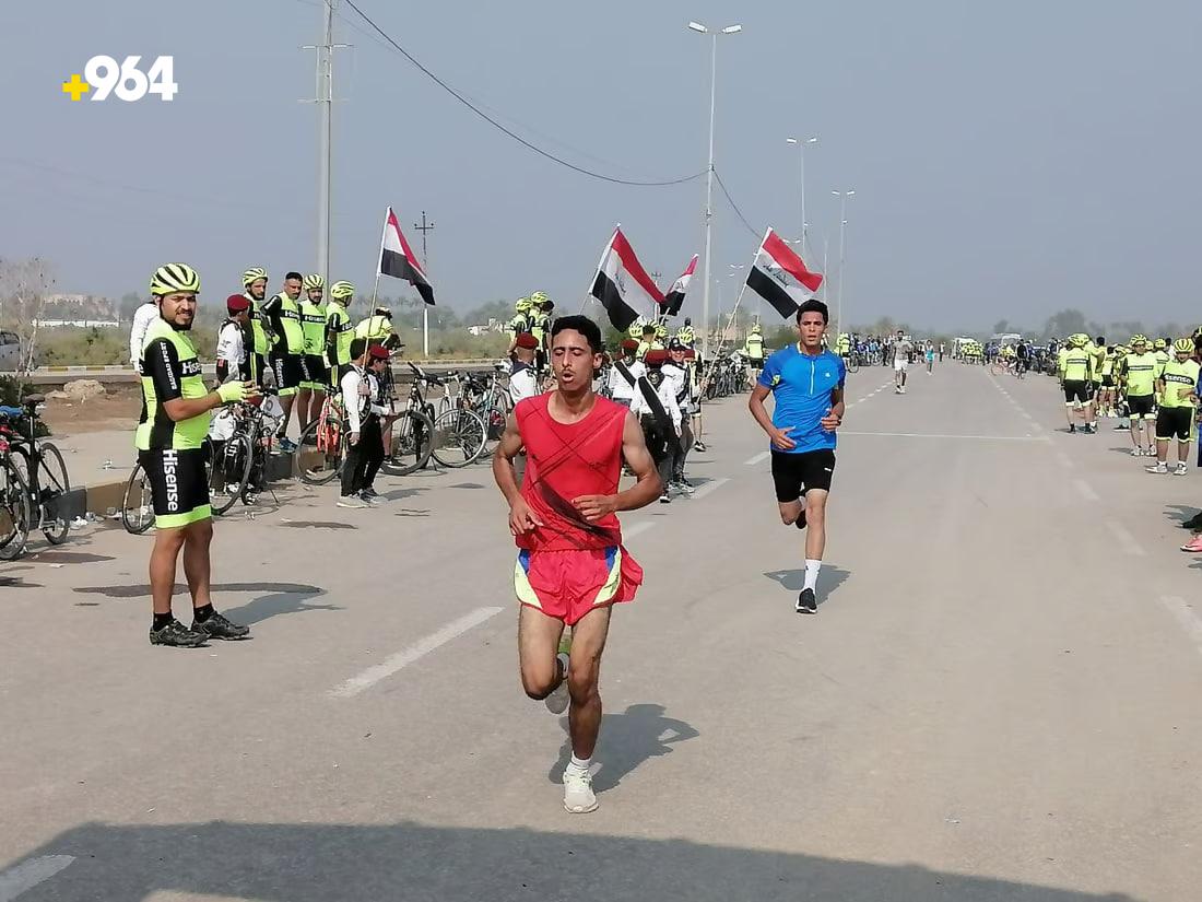 Marathon and cycling competition unites Babylon and Baghdad
