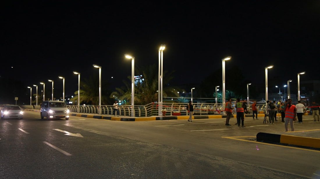 صور من البصرة قبل قليل: افتتاح جسري الداكير والساعي لفك اختناقات مركز المدينة