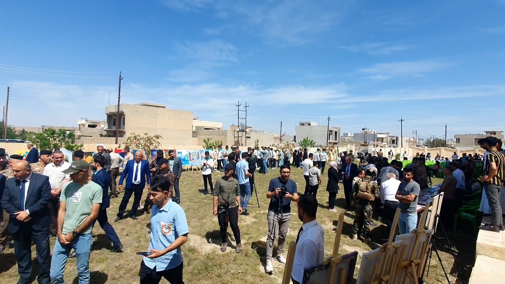 فيديو: مهرجان ربيع الموصل وصل إلى تلعفر.. أطفال وفنانون بالتركماني والعربي