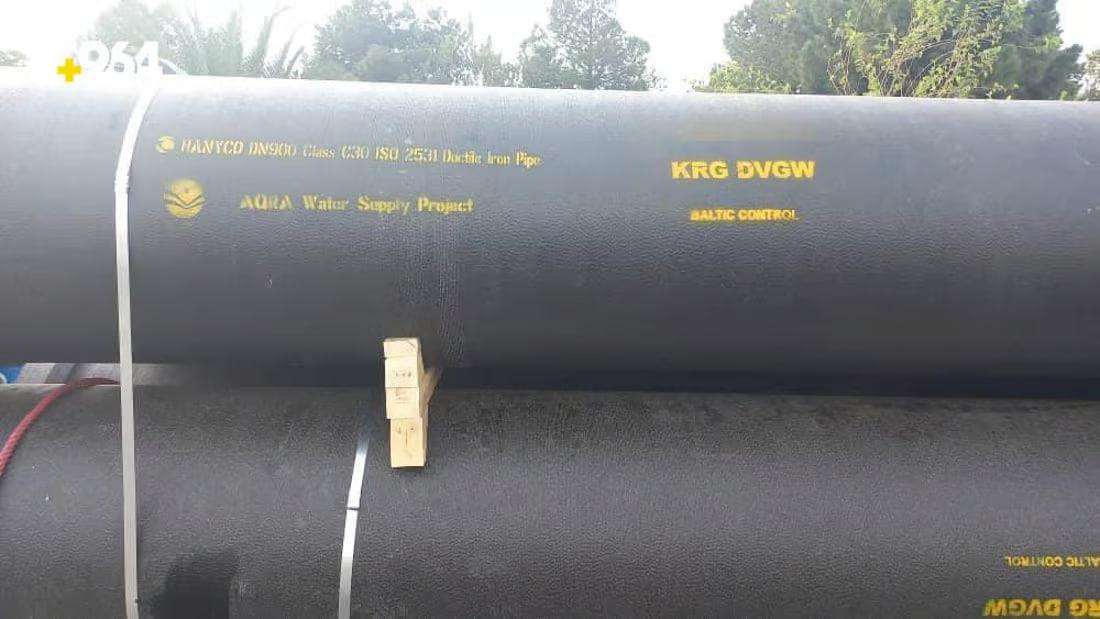 Large pipes en route to Akre for strategic water project