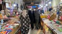 صور: نساء ديالى في سوق بعقوبة القديم وفاءً لنذر 