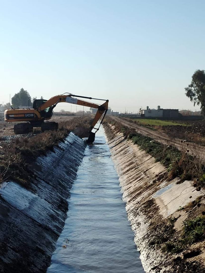 (صور) كركوك تنظف نهر الخاصة من الأدغال: مستعدون للسيول وحملتنا بلغت صلاح الدين