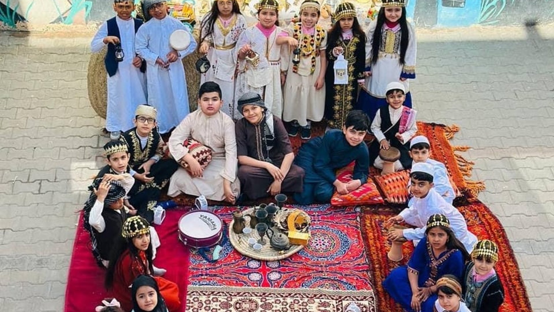 AlMishkhab district celebrates Majina rituals
