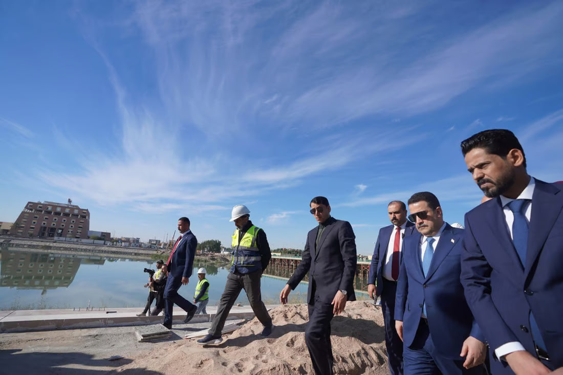 Al-Sudani visits infrastructure projects in Nasiriyah