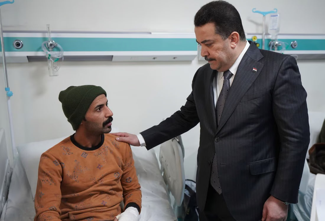 PM visits military hospital in Baghdad