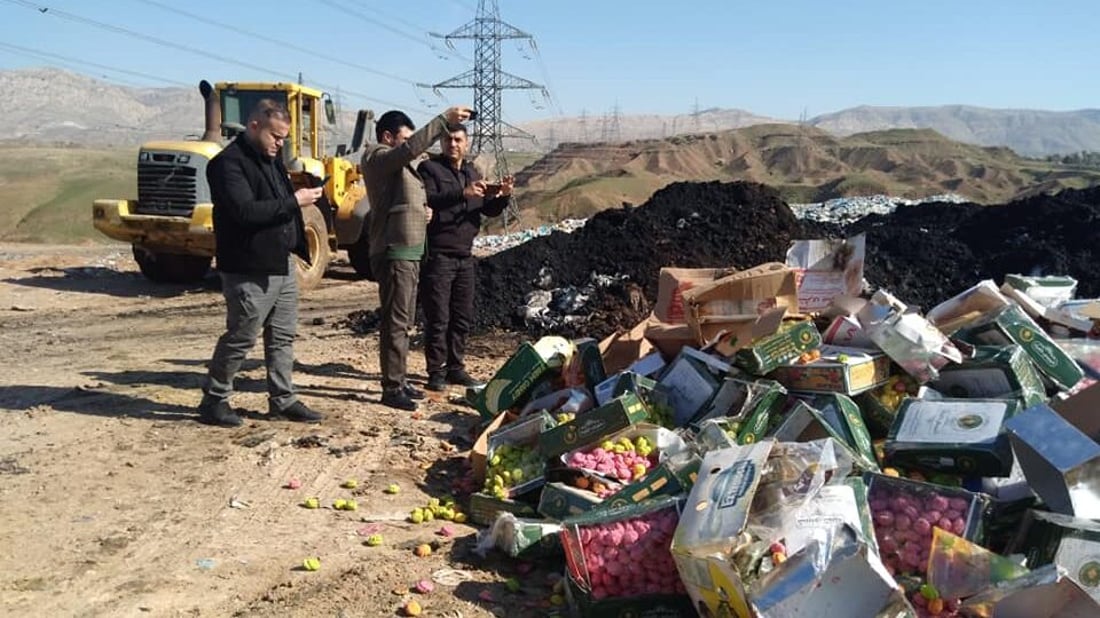 Four tons of expired food confiscated in Chamchamal and Baziyan markets