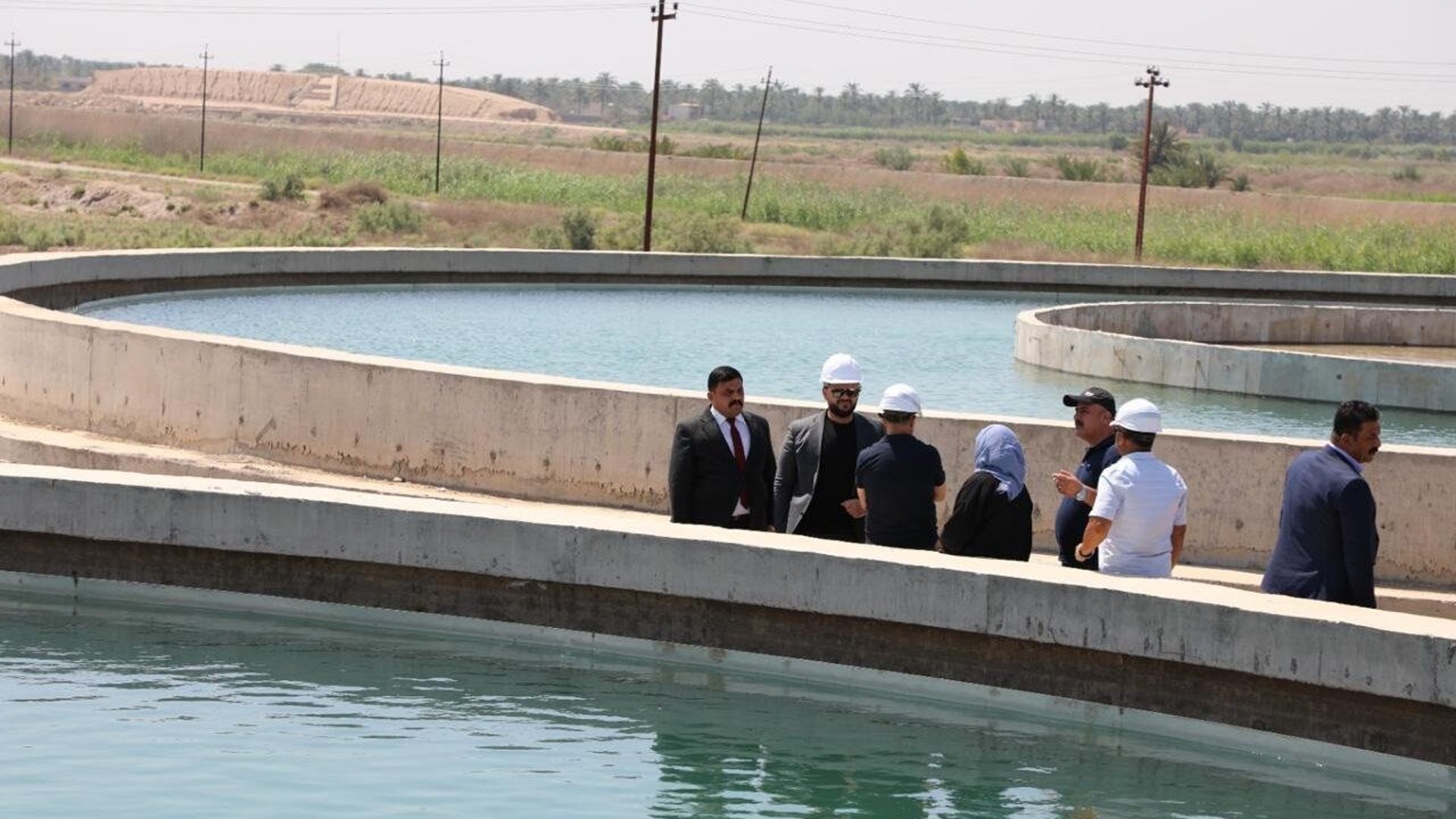 بغداد تشغّل مشروع ماء الزهور المركزي تجريبياً