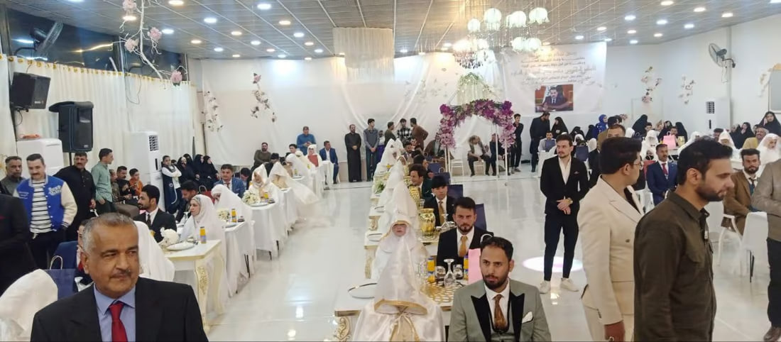 Nasiriyah hosts collective wedding for 80 couples