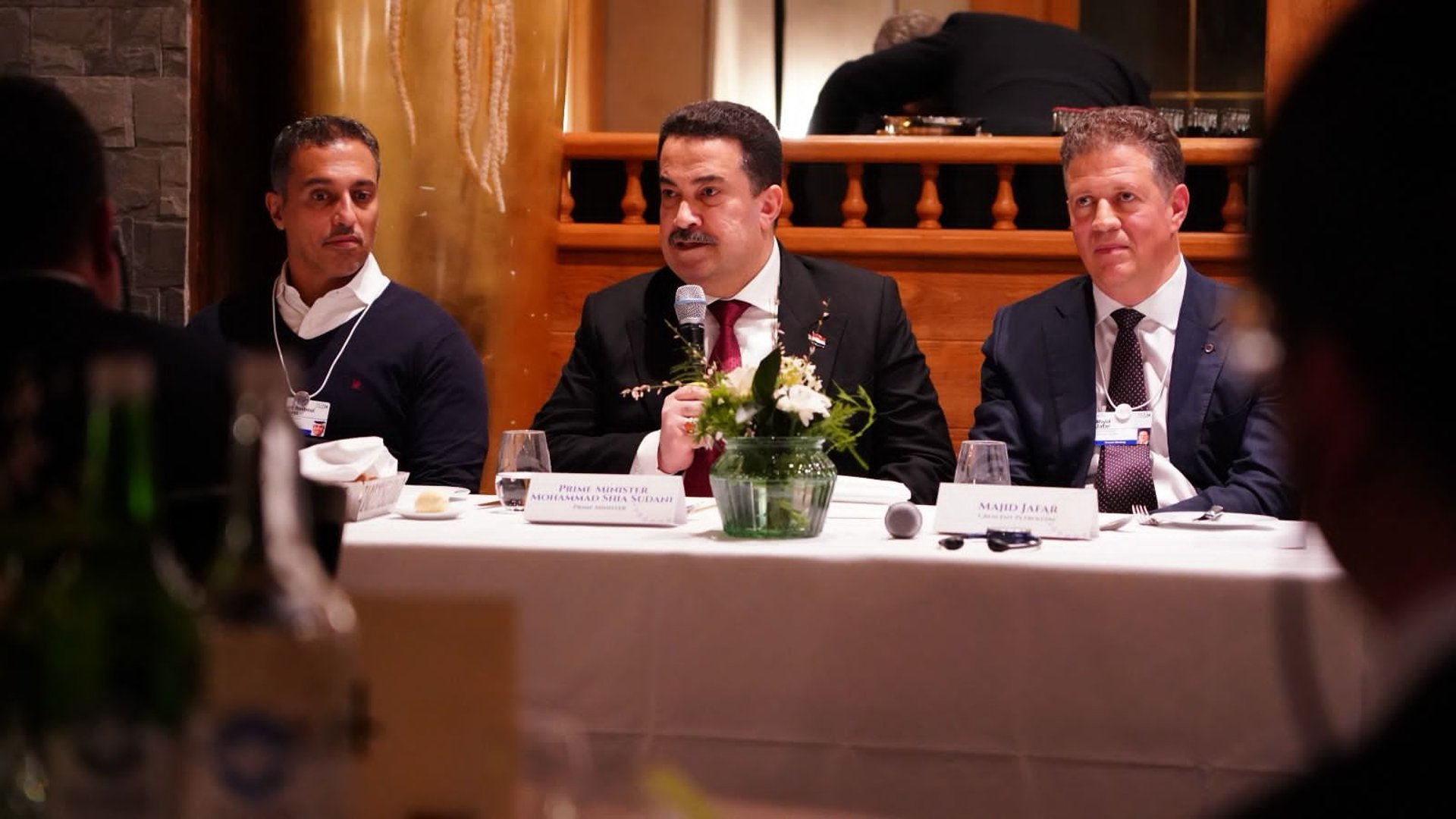 Al-Sudani meets with 57 international companies in Davos