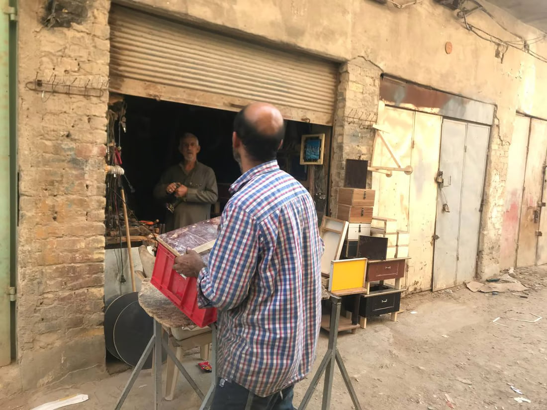 Traditional carpentry endures in Al-Zubair with wooden toys