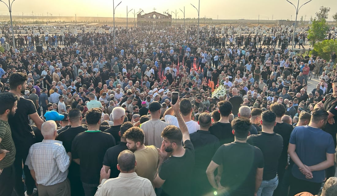 فيديو وصور من مقبرة القيامة: الجميع احتشد لتشييع ضحايا عرس الحمدانية