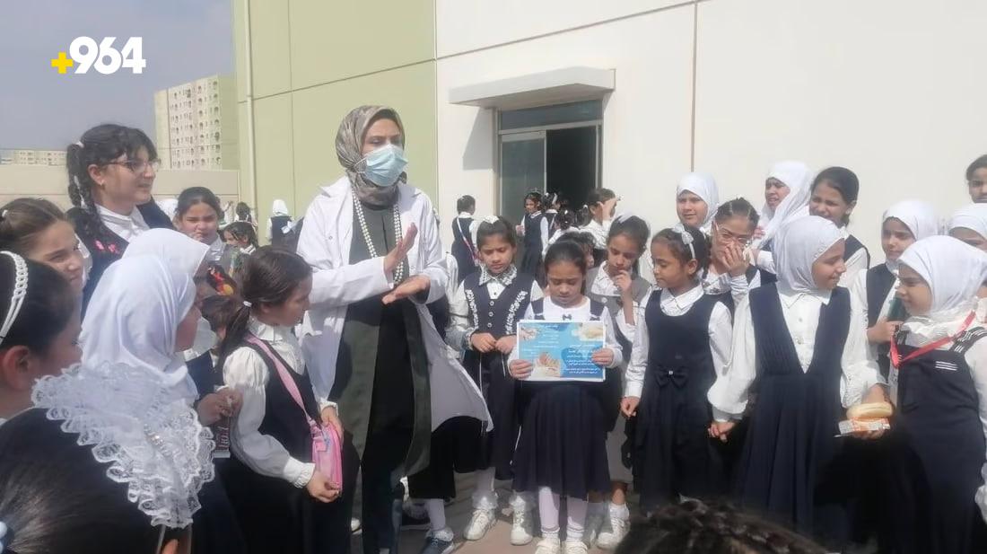 Health mobile teams launch school awareness campaign in Basmaiyah center