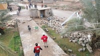 الهلال الأحمر: تضرر 50 منزلاً ومدرسة جراء الأمطار والأع...