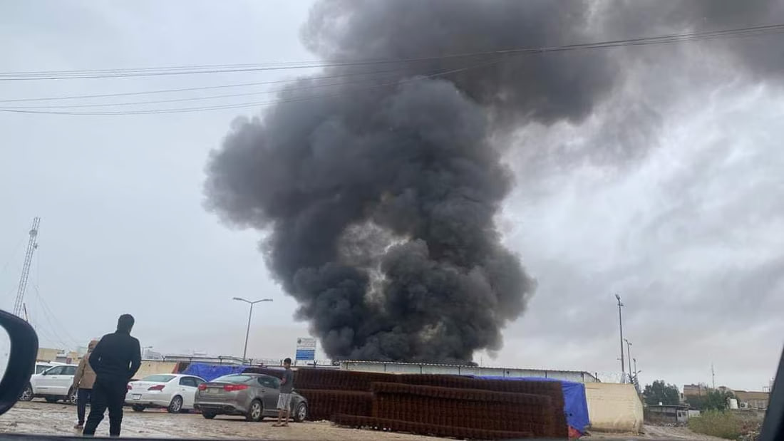 Major fire at Chinese company HQ in Nasiriyah