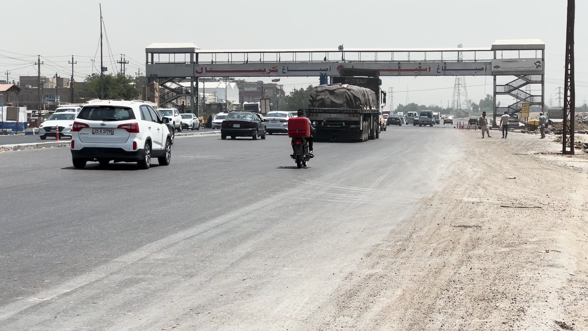 فيديو: طريق بغداد كركوك سيتسع 16 متراً عند مدخل بوب الشام.. صبراً حتى الشتاء