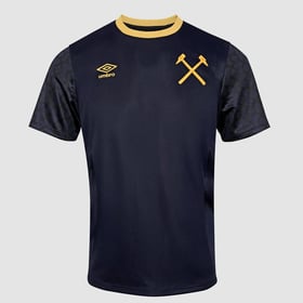 Herren West Ham United 2025/26 Drittes Aufwärmtrikot - Marineblau