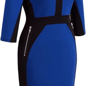 Women's Stretch Tunic Pencil Sheath Dress U837
