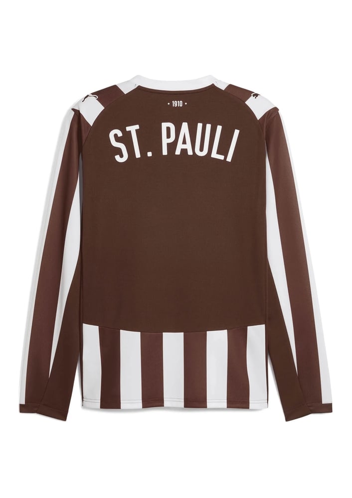 Men's FC St. Pauli 2025/26 Home Long Sleeve Shirt