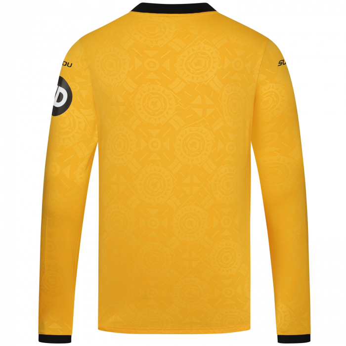 Kinderlangarmtrikot Wolverhampton Wanderers 2025/26 Heim